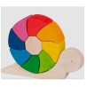 Puzzle y bloques «Sassy Snail» de Goki, bloques de madera arcoíris
Juego Goki Caracol Pauline 9 piezas madera creativa