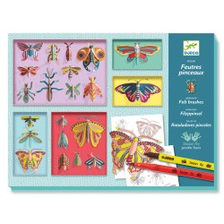 Set de insectos 3D Djeco-colección para colorear y enmarcar
Kit Djeco insectos 3D con rotuladores y marcos decorativos