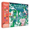 Kit de pintura por números Auzou con 16 colores y pinceles