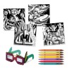Djeco Funny Freaks – Kit 3D para colorear (DJ08651)