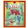 Artistic Patch Wild Animals Djeco – collage con terciopelo para niños