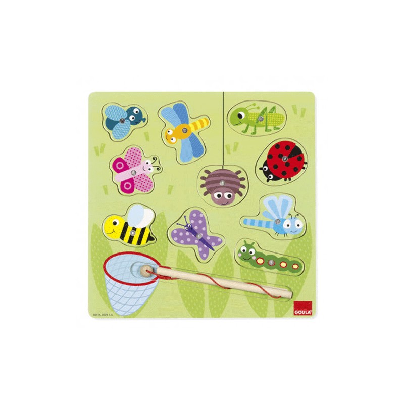 Puzzle magnético Goula Bichos – 10 piezas de insectos