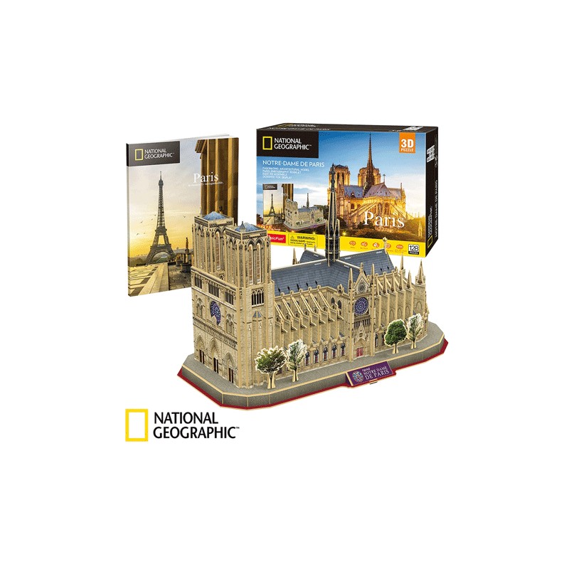 Notre-Dame de Paris 3D Puzzle – CubicFun DS0986H