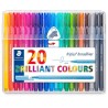 Set 20 rotuladores Staedtler Triplus Broadliner