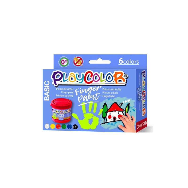 Playcolor pintura de dedos Instant aplicación manual infantil
