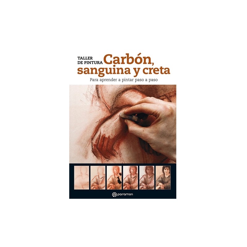 Ejercicios de dibujo con técnicas de carbón, sanguina y creta