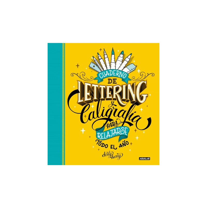 Cuaderno de lettering y caligrafía - Aguilar