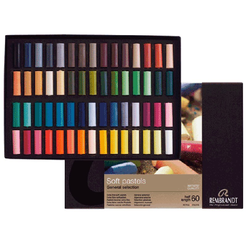 pasteles rembrandt caja 60 colores soft