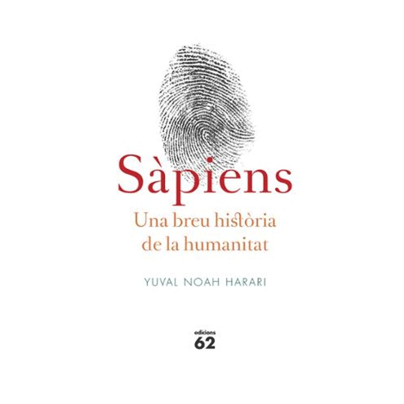 Sapiens breu historia de la humanitat llibre Yuval Noah Harari Edicions 62 tapa dura catala portada