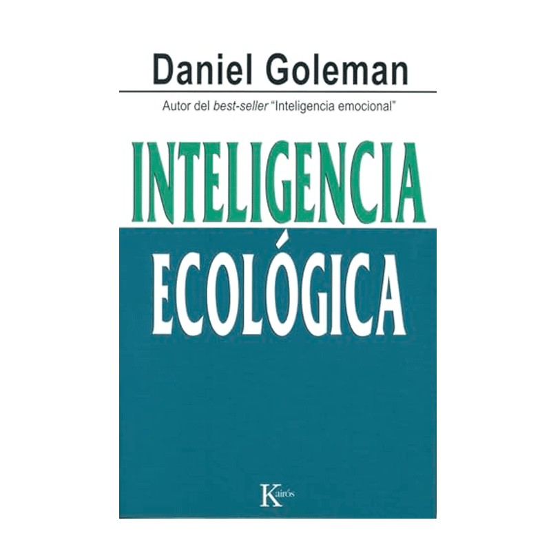 Portada del libro Inteligencia ecológica de Daniel Goleman sobre sostenibilidad y decisiones responsables.