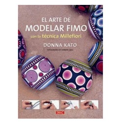 Modelado en Fimo con técnica millefiori