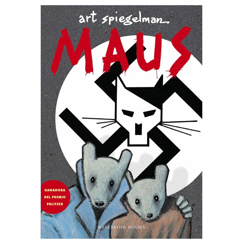 Novela gráfica Maus de Art Spiegelman en edición tapa dura