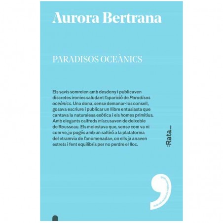 llibre Aurora Bertrana PARADISOS OCEÀNICS. . 9788416738335